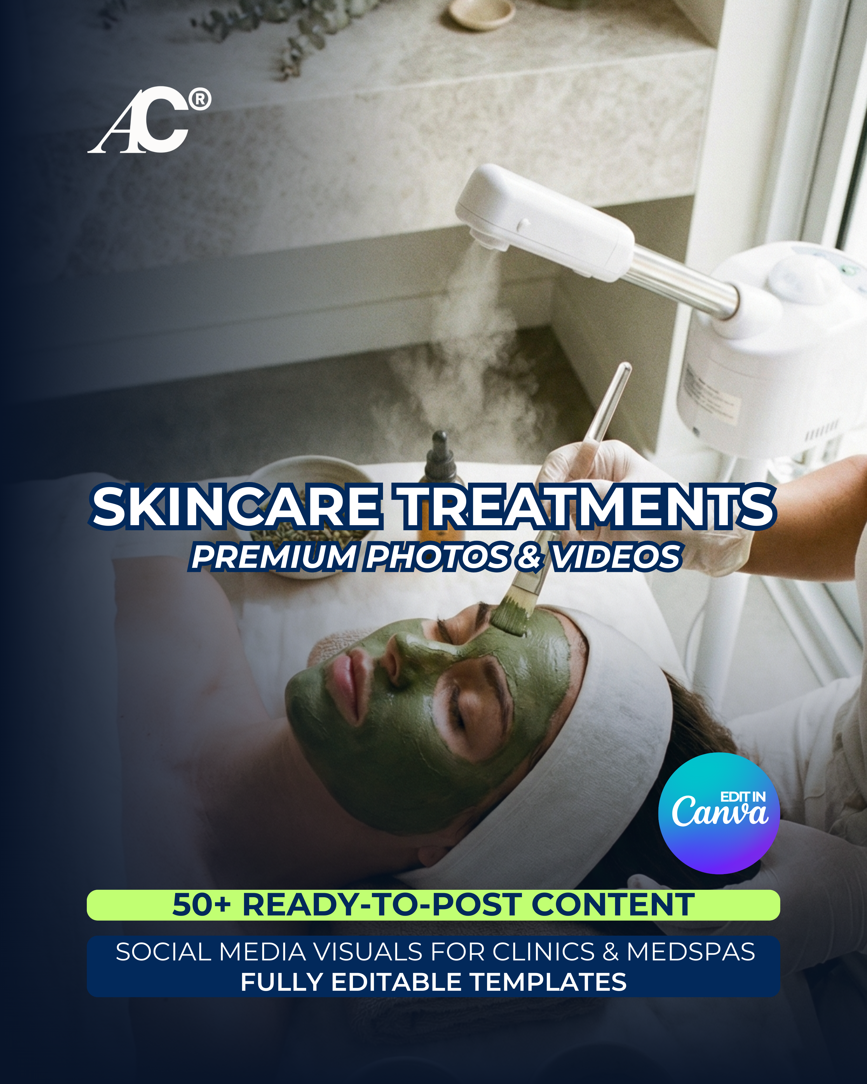 Skincare Treatments Social Media Content Pack