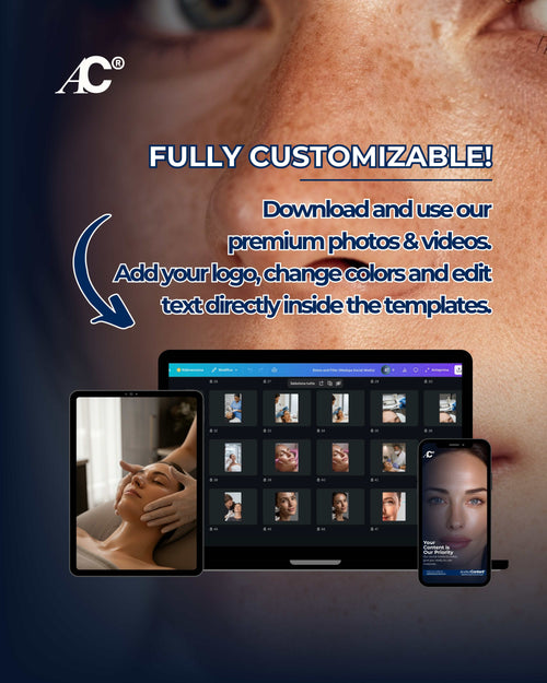 Skincare Treatments Social Media Content Pack