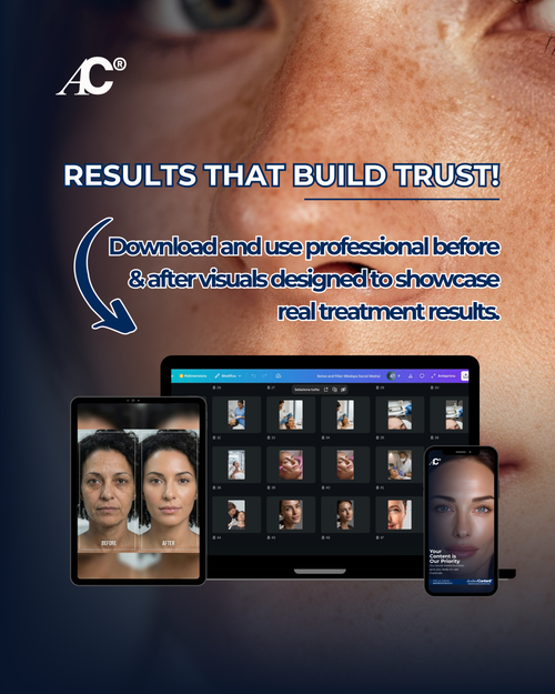 Facial Rejuvenation Before & After Content Pack