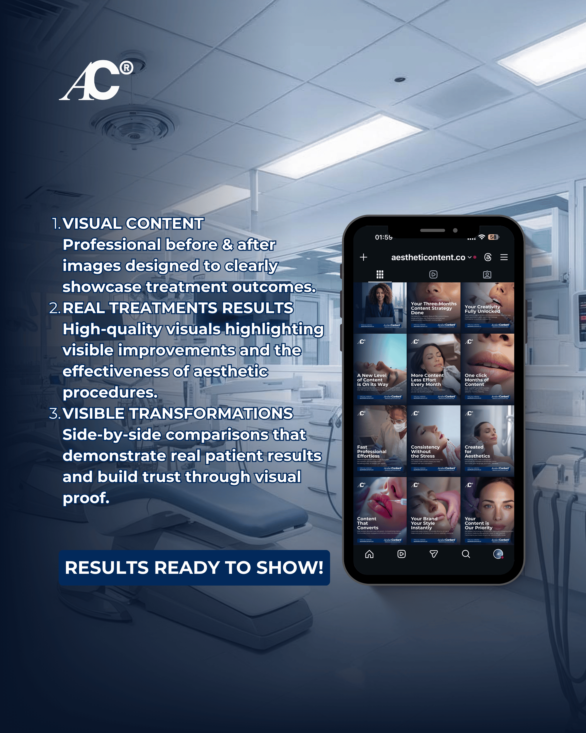 Facial Rejuvenation Before & After Content Pack