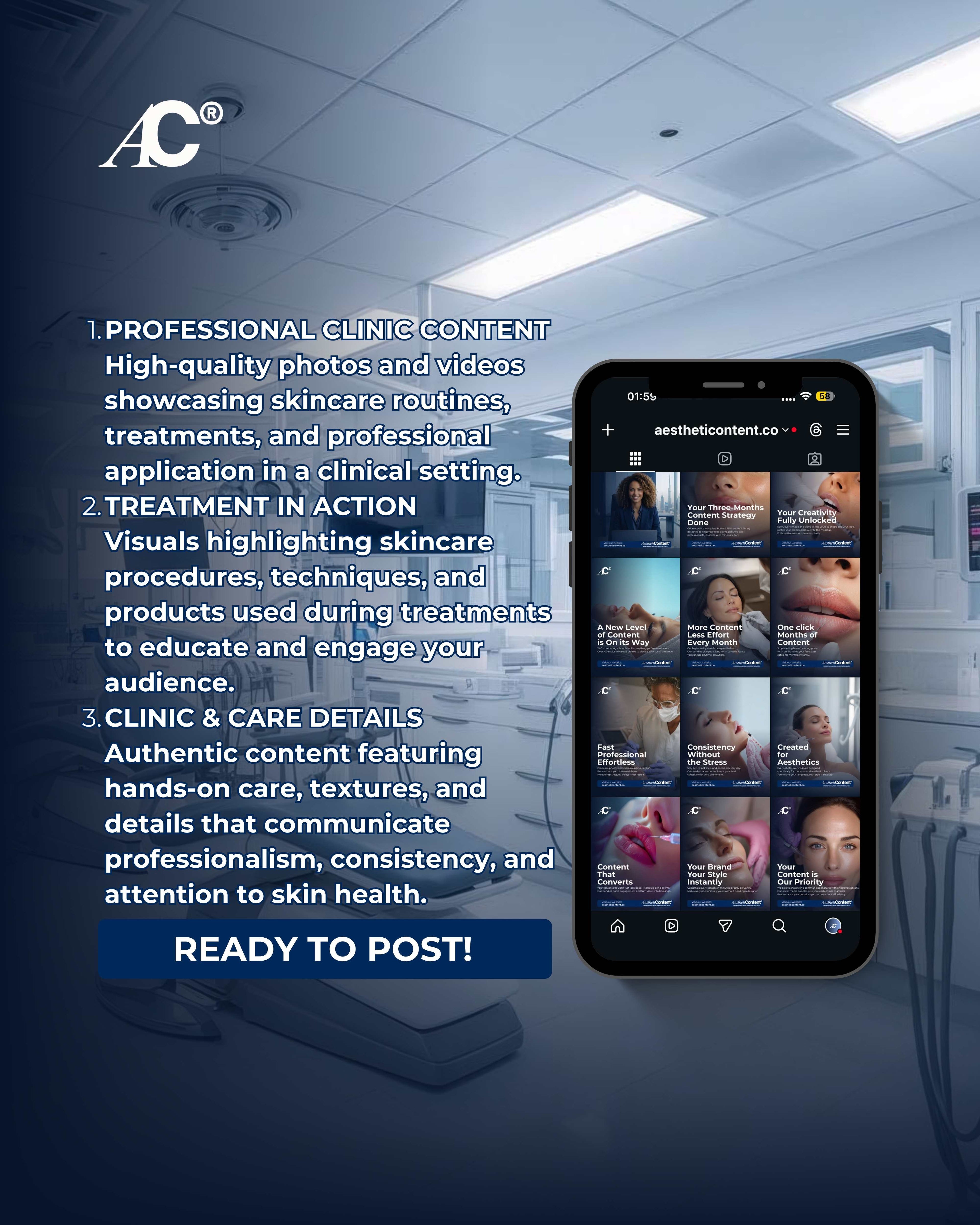 Skincare Treatments Social Media Content Pack