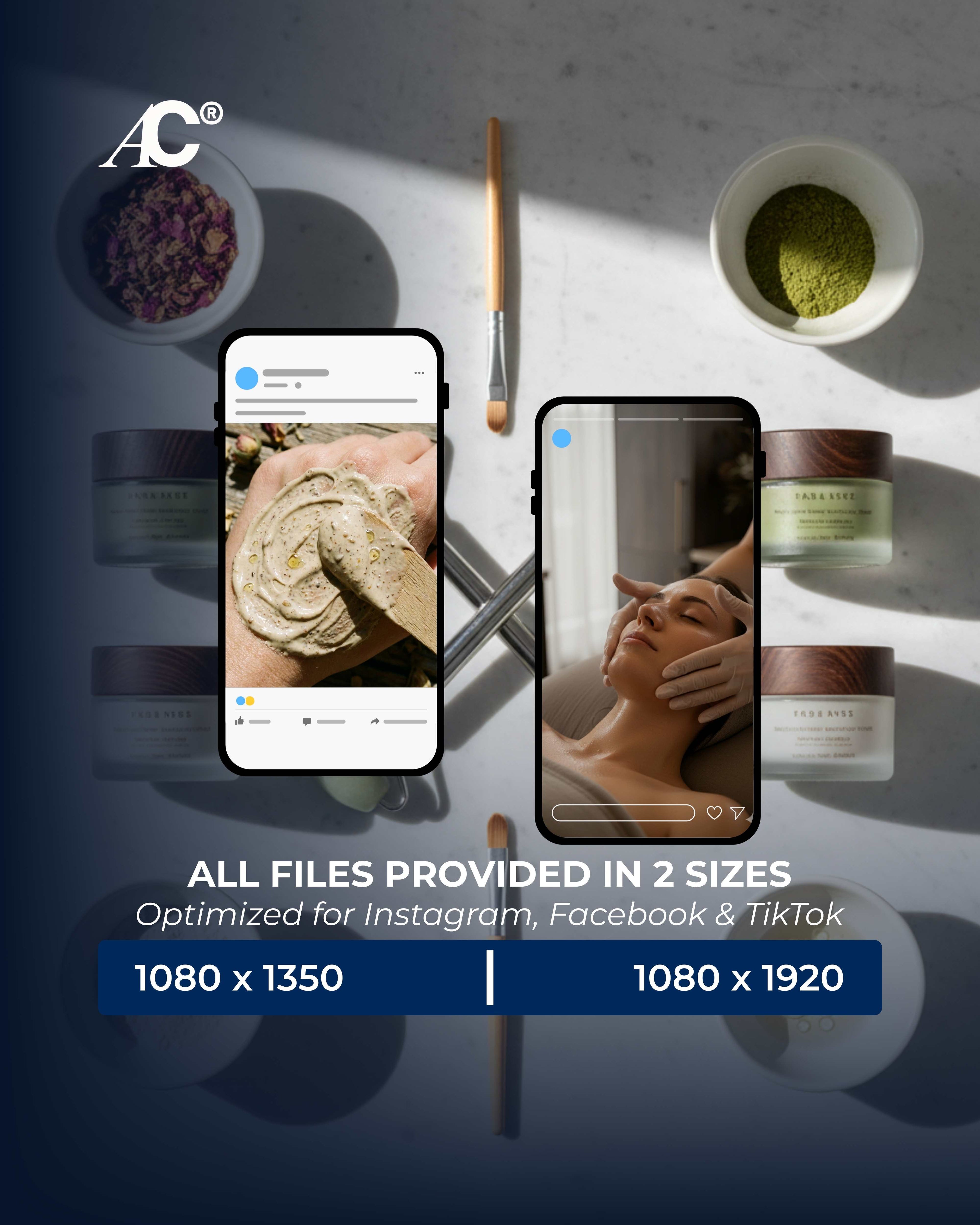 Skincare Treatments Social Media Content Pack