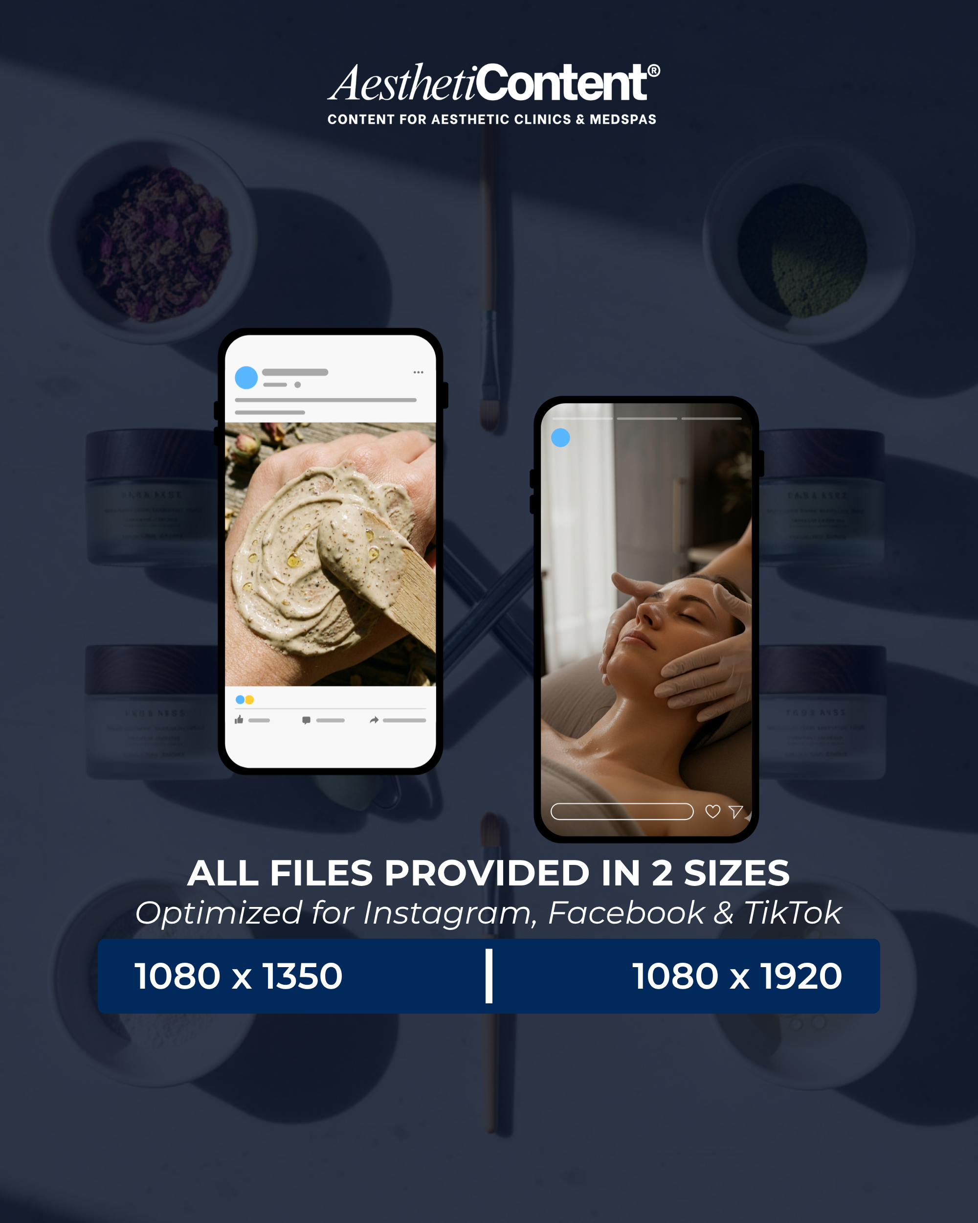 Skincare Treatments Social Media Content Pack