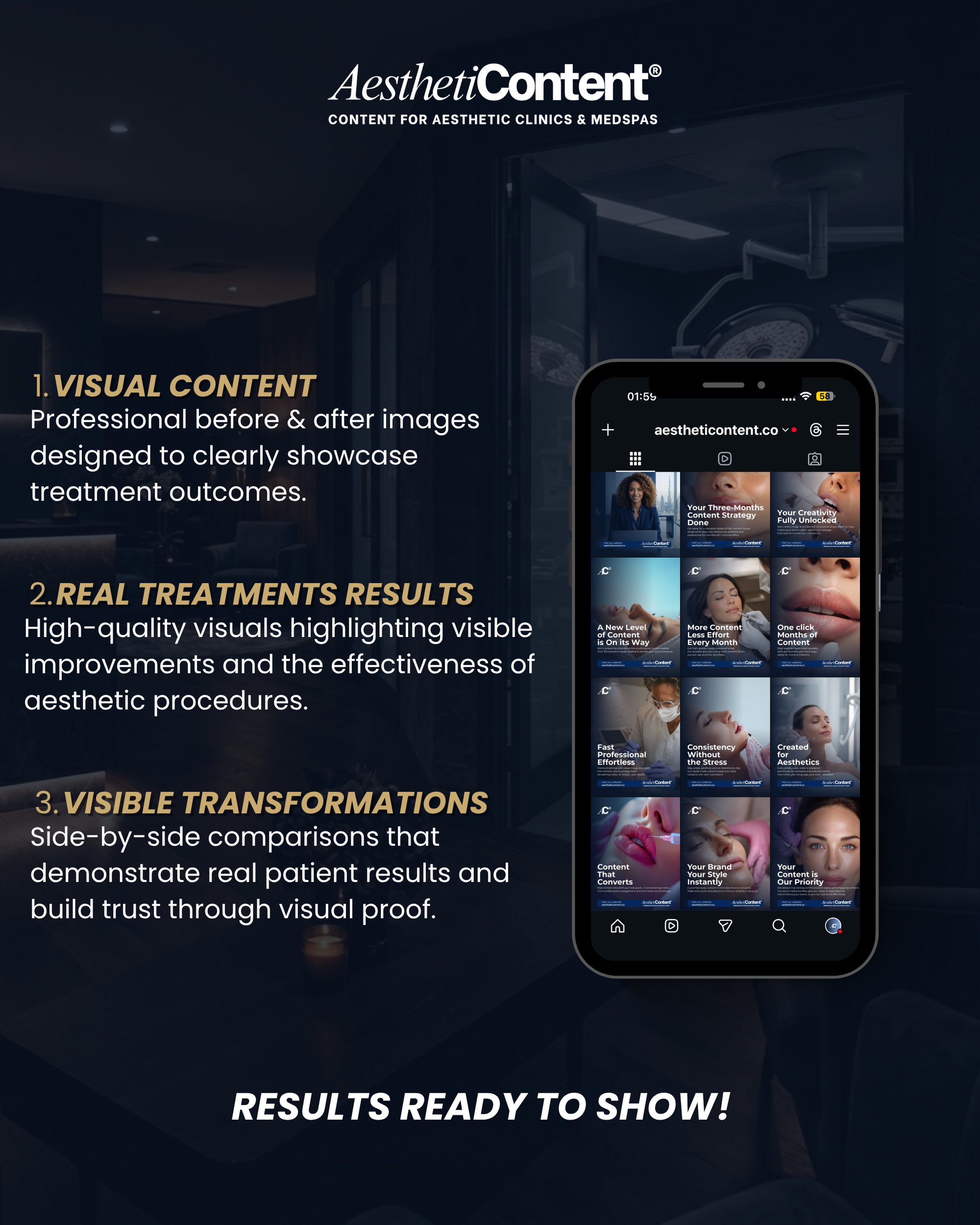 Facial Rejuvenation Before & After Content Pack